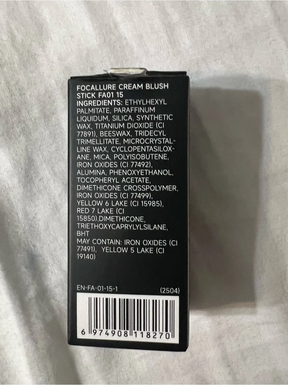 Focallure Cream Blush Stick Multi Use for cheeks lips eyes in Dusty Orchid Mauve